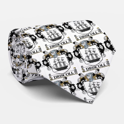タイDriscollの紋章付き外衣 ネクタイ (ロール)