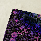 タイDyタペストリーの曼荼羅 ビーチタオル (インサイチュ)