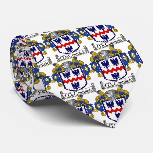 タイMcCormickの紋章付き外衣 ネクタイ (ロール)