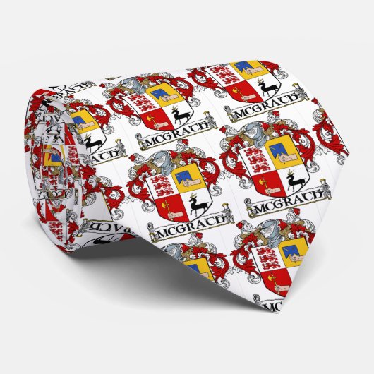 タイMcGrathの紋章付き外衣 ネクタイ (ロール)