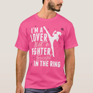 タイmmaタイボクシングExceptリングや輪ファイターMu Tシャツ