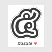 タイNumber 5 / 5 / ๕ (Haa/Ha)タイ語スクリプト シール (シート)