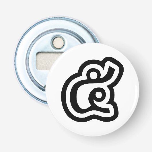 タイNumber 5 / 5 / ๕ (Haa/Ha)タイ語スクリプト 栓抜き (正面)