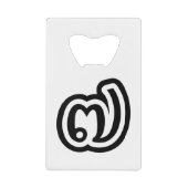 タイNumber 7 / ๗7 / (Jed/Chet)タイ クレジットカード栓抜き (正面)