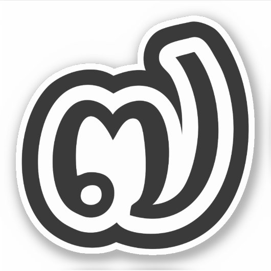 タイNumber 7 / ๗7 / (Jed/Chet)タイ シール (正面)