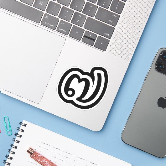 タイNumber 7 / ๗7 / (Jed/Chet)タイ シール (ノートパソコンとiPhone)