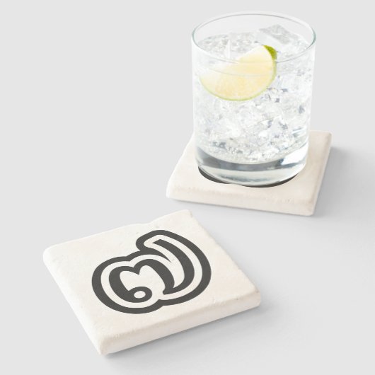 タイNumber 7 / ๗7 / (Jed/Chet)タイ ストーンコースター (横)