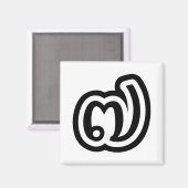 タイNumber 7 / ๗7 / (Jed/Chet)タイ マグネット (正面/裏面)