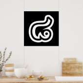 タイNumber 8 / 8 / (๘Bad/Paet)タイ ポスター (キッチン)