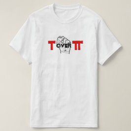 タウとパイの数学ジョーク Tシャツ