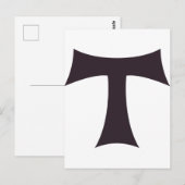 タウクロス フランシスコ会 信仰シンボルアート ポストカード (正面/裏面)