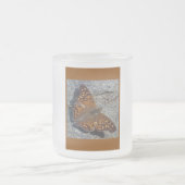 タウニーエンペラーバタフライ フロストグラスマグカップ (中央)