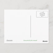 タウニーフクロウ空白の – 葉書 ポストカード (裏面)