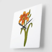 タウニー・デイリー スクエア壁時計 (傾斜)