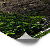 タウハノック滝、ニューヨーク ポスター (角)