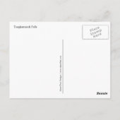 タウハノック滝 ポストカード (裏面)