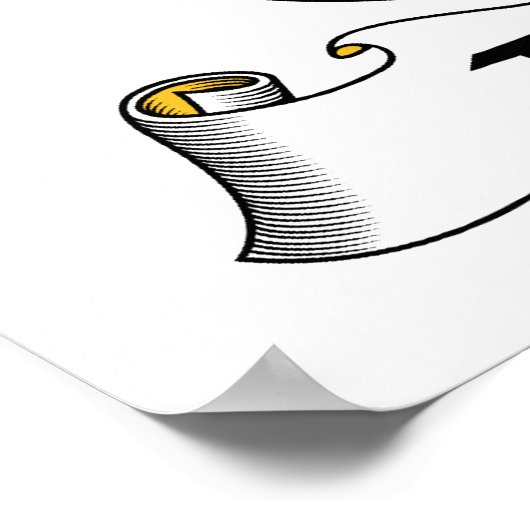 タウバー家紋 ポスター (角)