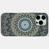 タウペとティールの曼荼羅 トリビューの対称デザイン Case-Mate iPhoneケース (裏面 (横))