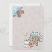 タウペアクアコーラルカボンプキントルコ 招待状 (裏面)