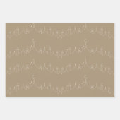 タウペイードムバラクマスジドパターンデザイン ラッピングペーパーシート (正面3)