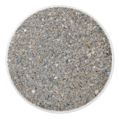 タウペコンクリートセメント青骨材歩道 セラミックノブ (正面)