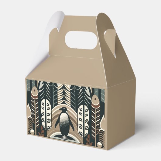 タウペモチャアイボリーペンギンの森と円弧木 フェイバーボックス (正面サイド)