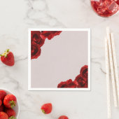 タウペ赤面レッドウォーターバラモダンズ結婚 スタンダードカクテルナプキン (インサイチュ)