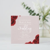 タウペ赤面レッドウォーターバラモダンズ結婚 招待状 (スタンド正面)