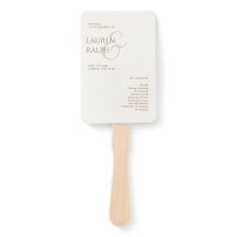 タウペ&アイボリーモノグラムウェルカム結婚式 プログラム