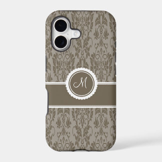 タウペ モノグラム ダマスク Case-Mate iPhone 5 カバー