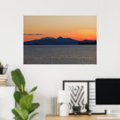 タウポサンセット ポスター (ホームオフィス)