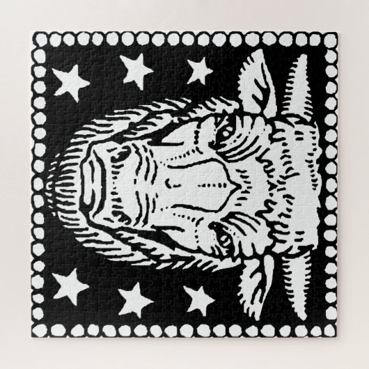 タウラスアストロロジー占星術〔占星術の〕十二宮図標識 ジグソーパズル (横)