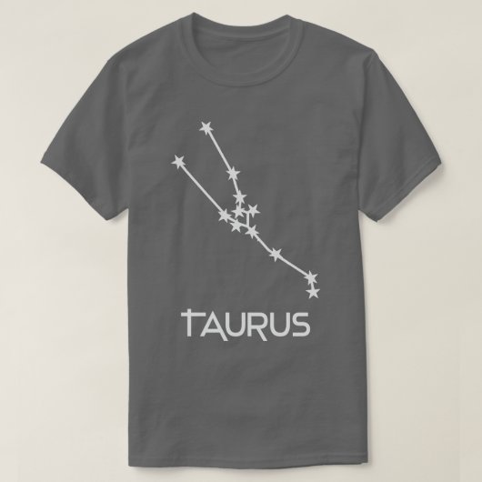 タウラスサイン〔占星術の〕十二宮図 Tシャツ (デザイン正面)