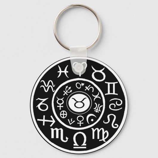 タウラスザブルシテリア〔占星術の〕十二宮図 キーホルダー (正面)
