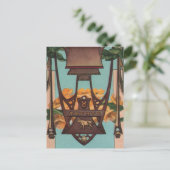 タウラスザブル〔占星術の〕十二宮図 ポストカード (スタンド正面)