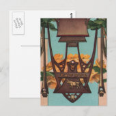 タウラスザブル〔占星術の〕十二宮図 ポストカード (正面/裏面)