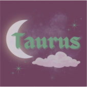 タウラスシアルエステティックドリームーンクラウドスターズ シール (正面)