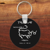 タウラスパーソナライズされた キーホルダー (正面)