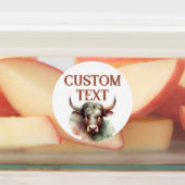 タウラスブル〔占星術の〕十二宮図をテーマにした誕生日パーティー ラベル (貼付)