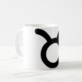 タウラス占星術の記号2 コーヒーマグカップ (正面左)