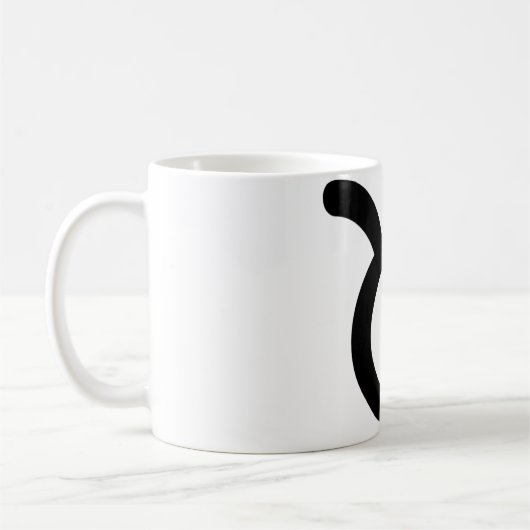 タウラス占星術の記号2 コーヒーマグカップ (左)