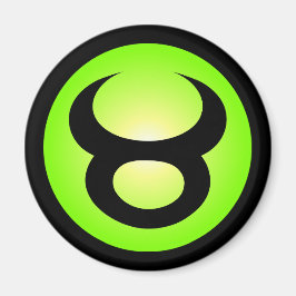 タウラス占星術サインサニーグリーン マグネット