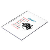 タウラス占星術〔占星術の〕十二宮図標識 ノートブック (左側)