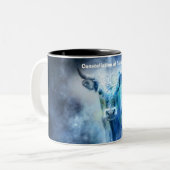 タウラス座 ツートーンマグカップ (正面左)