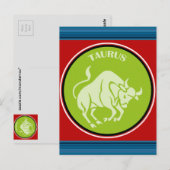 タウラス葉書 ポストカード (正面/裏面)