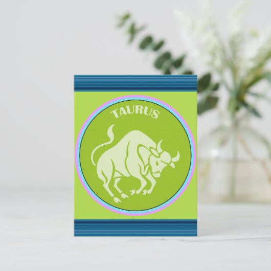 タウラス葉書 ポストカード (スタンド正面)
