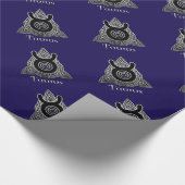 タウラス誕生サインケルト結び目模様〔占星術の〕十二宮図紙 ラッピングペーパー (角)
