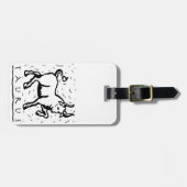 タウラス誕生日年占星術の〔占星術の〕十二宮図標識 ラゲッジタグ (正面横)