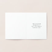 タウラス誕生日 |アストロロジーエレガント〔占星術の〕十二宮図シルバー 箔カード (内部)