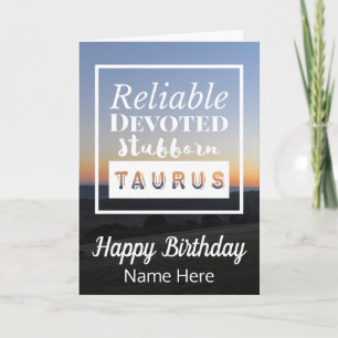 タウラス〔占星術の〕十二宮図おもしろいおもしろい特性誕生日 カード